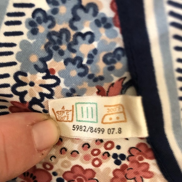 Vtg St. Michael Floral Patterned Scarf - Picture 8 of 10